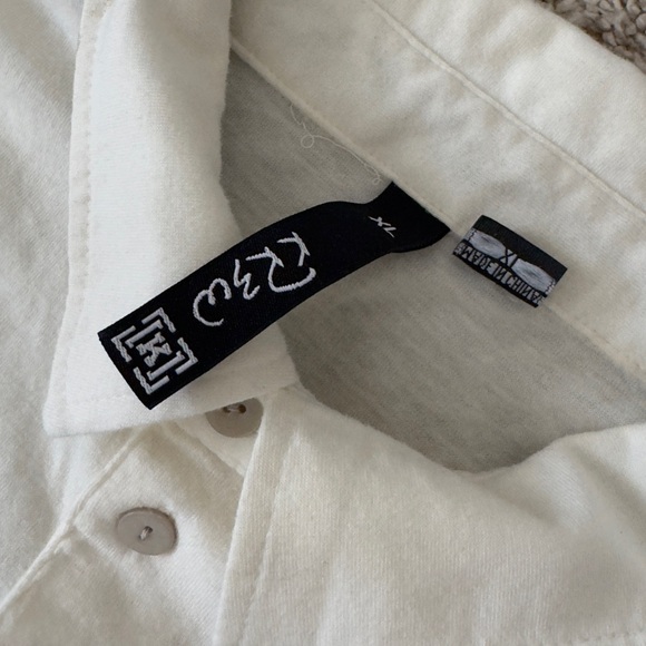 Men's krew short sleeve button down collared casual shirt size XL - Picture 3 of 9